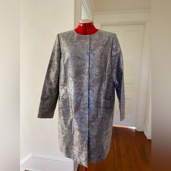 Jones New York Jackets & Blazers - NWT JNY Collection Jacquard Long Blazer